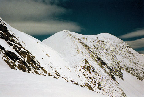 Grosser Bärenkopf (3406 m) ze sedla Keilscharte