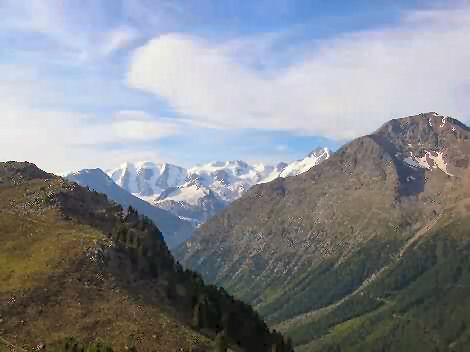 Pohled z Alp Languardna