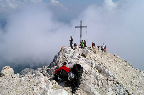 Na vrcholu Alpspitze (2629 m)